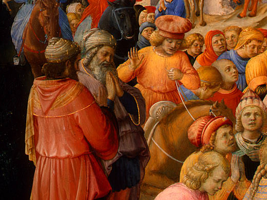 The Adoration of the Magi, c. 1445, tempera on panel. Fra Filippo Lippi
