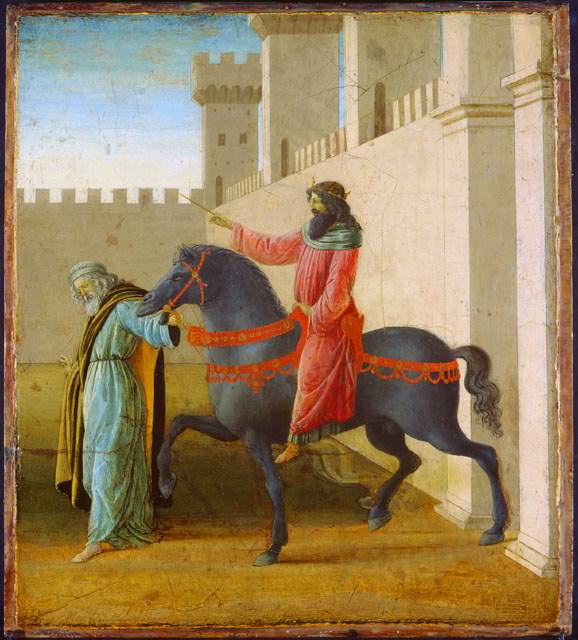Триумф Мордехая, ок.1475-80. Фра Филиппо Липпи