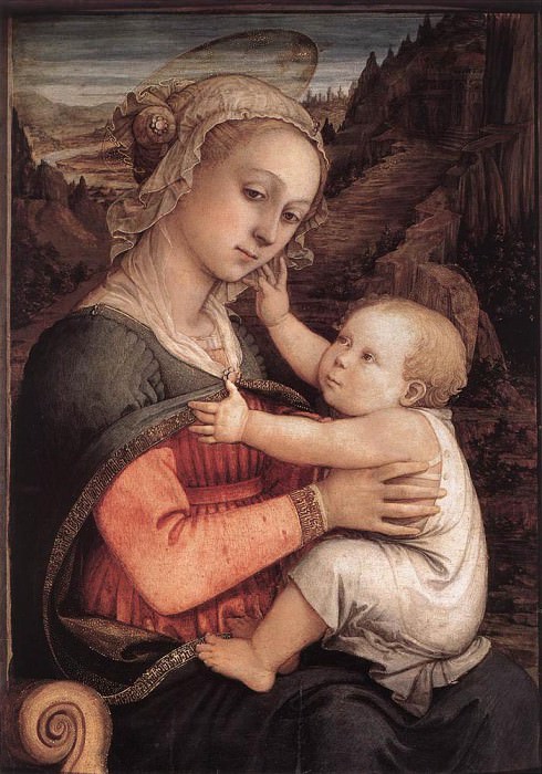 Мадонна и младенец, 1460. Фра Филиппо Липпи
