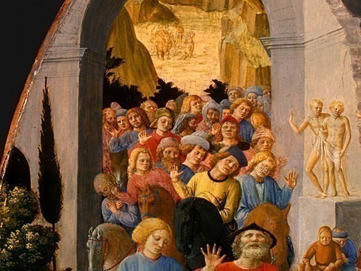 The Adoration of the Magi, c. 1445, tempera on panel. Fra Filippo Lippi