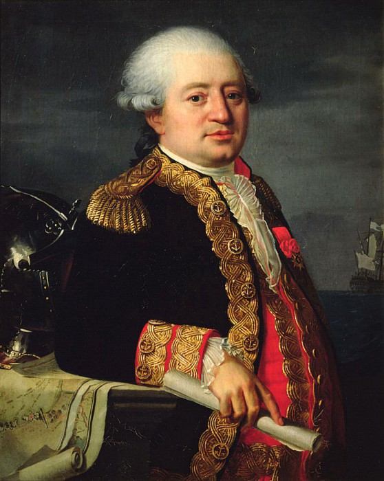 Portrait of the Comte de La Couldre de La Bretonniere. Robert Lefevre