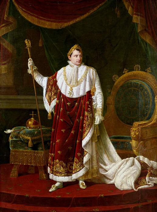 Портрет Наполеона (1769-1821) в одеянии для коронации. Робер Лефевр