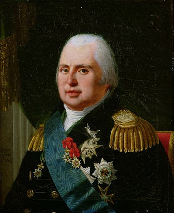 Louis XVIII (1755-1824). Robert Lefevre
