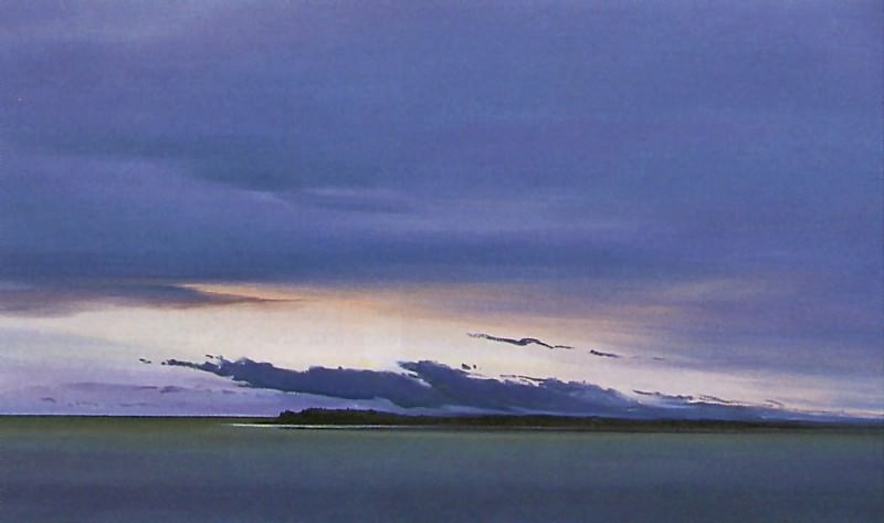 Formation de Nuages, Ile St-Barnabe. Guy Legare