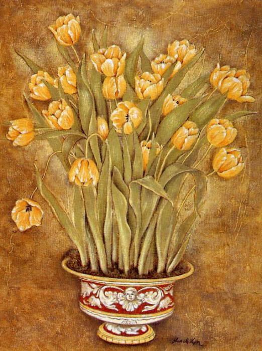 Sunny Tulips. Annette De Langston