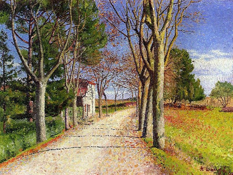 The Road from Cailhauvers Cailhavel, 1910. Achille Laugé