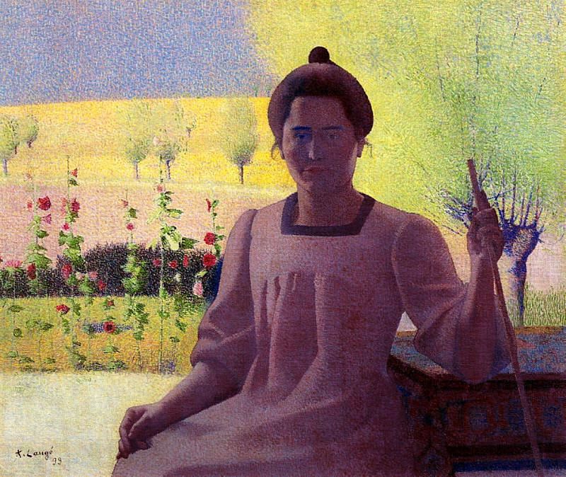 Мадам Ашиль Луж, сидящая против света, 1899. Ашиль Ложе