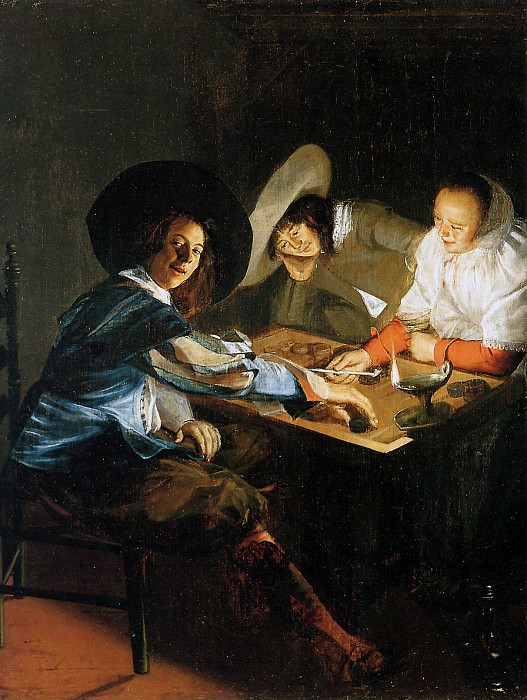Playing games. Judith Leyster