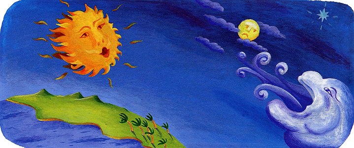 The Sun, Wind & the Moon. Debbie Lush