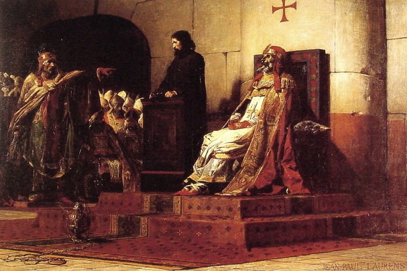 Le Pape Formose et Etienne VII. Jean-Paul Laurens