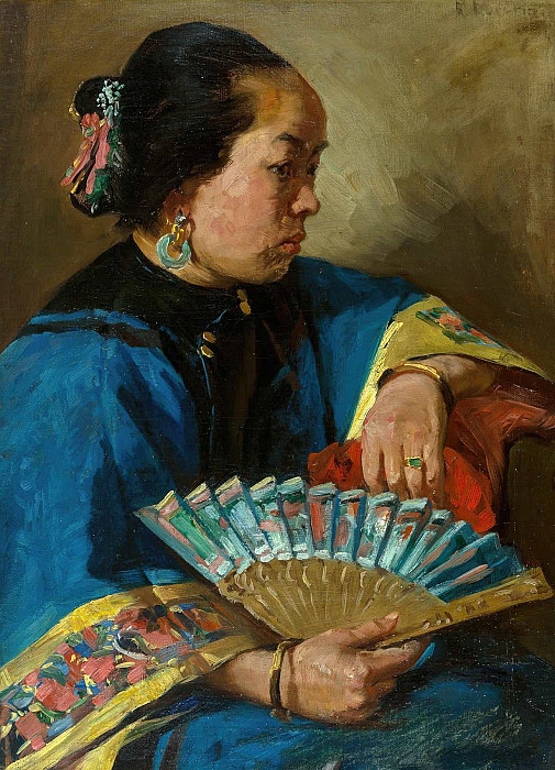 Portrait of a Mandarin Woman. Richard Lorenz