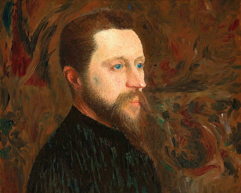 Portrait De Georges Seurat. Ernest Joseph Laurent