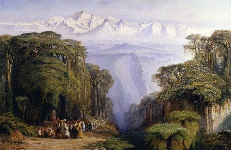 Kangchenjunga from Darjeeling. Edward Lear