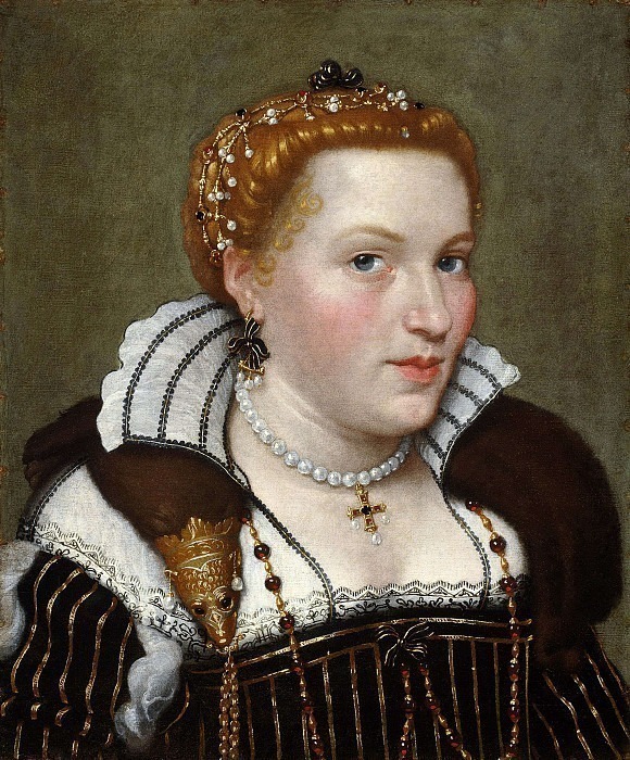 Portrait of Countess Isotta Brembati Grumelli. Giovanni Paolo Lolmo