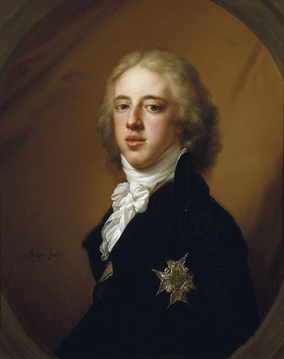 Gustav IV Adolf. Johann Baptist Lampi (the Elder)