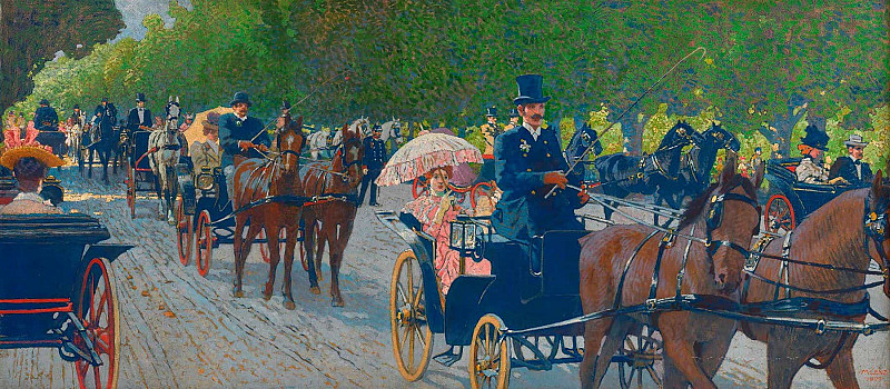 Prater ride; Praterfahrt. Maximilian Lenz