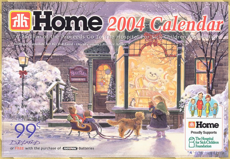Home 2004 Calendar Cover WeaISC. Douglas R Laird