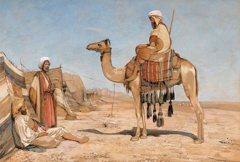 A Bedouin Encampment; or, Bedouin Arabs. John Frederick Lewis