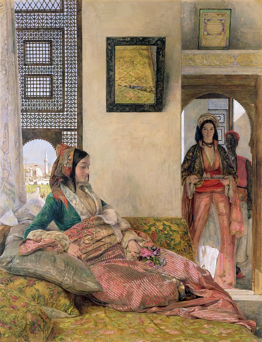 Life in the harem - Cairo. John Frederick Lewis