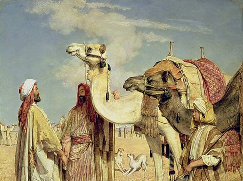 Приветствие в пустыне, Египет Сельмат Тейибин. Джон Фредерик Льюис
