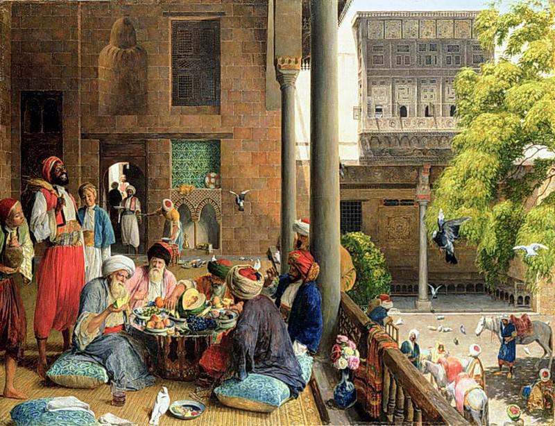 The Midday Meal, Cairo. John Frederick Lewis