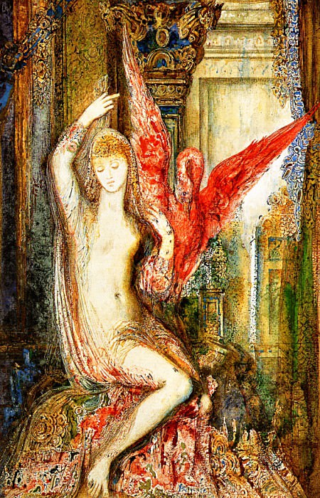 Femme a libis rose. Gustave Moreau