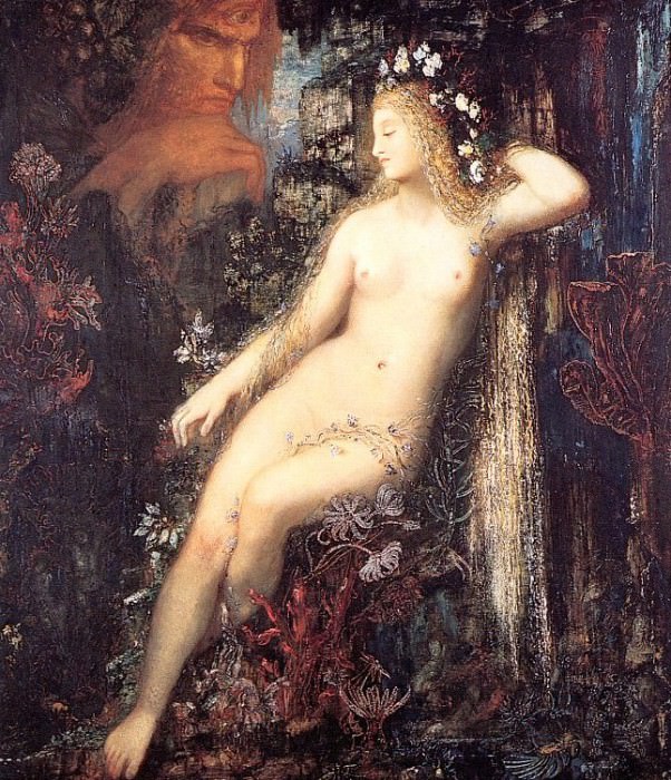 Galatea detail. Gustave Moreau