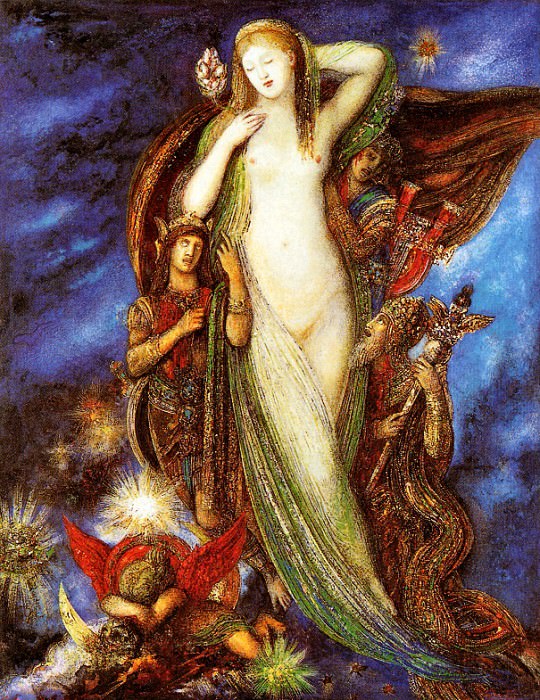Helene Glorifiee. Gustave Moreau