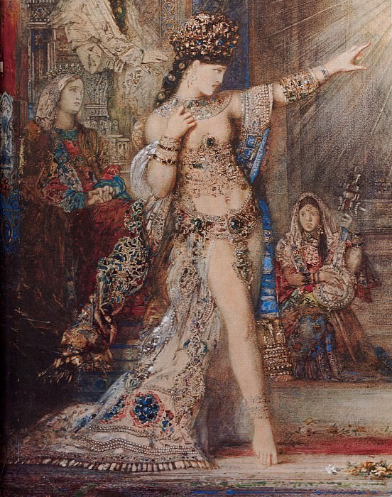 The Apparition detail. Gustave Moreau