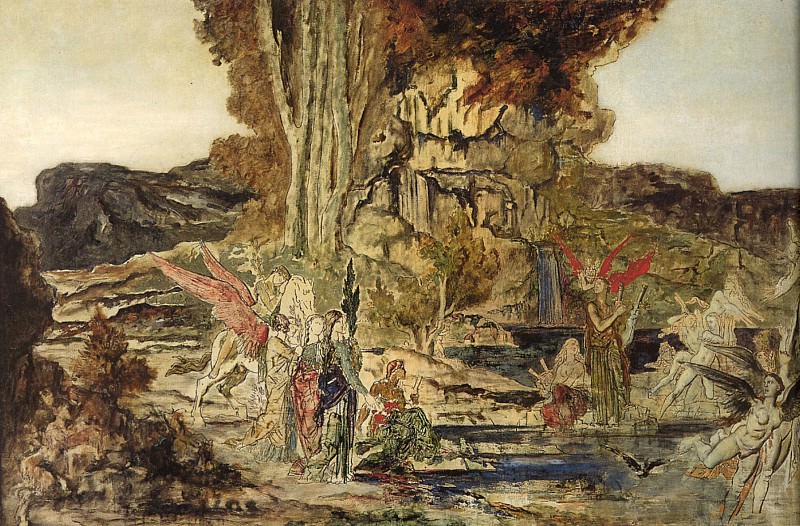 the pierides. Gustave Moreau