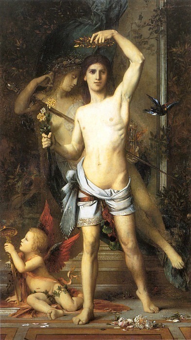 The Young Man and Death. Gustave Moreau