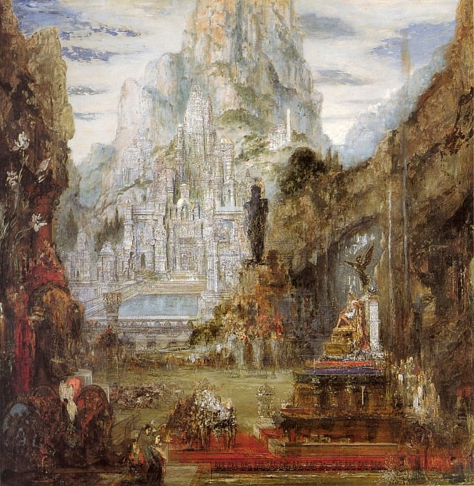 the triumph of alexander the great. Gustave Moreau