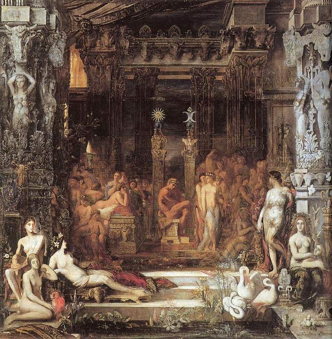 The Daughters of Thespius. Gustave Moreau