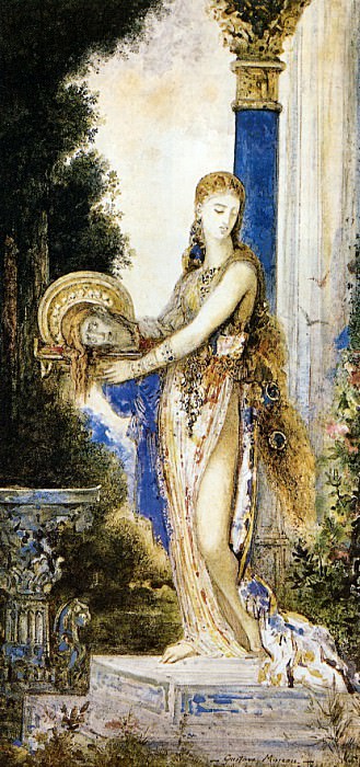 Salome a la colonne. Gustave Moreau
