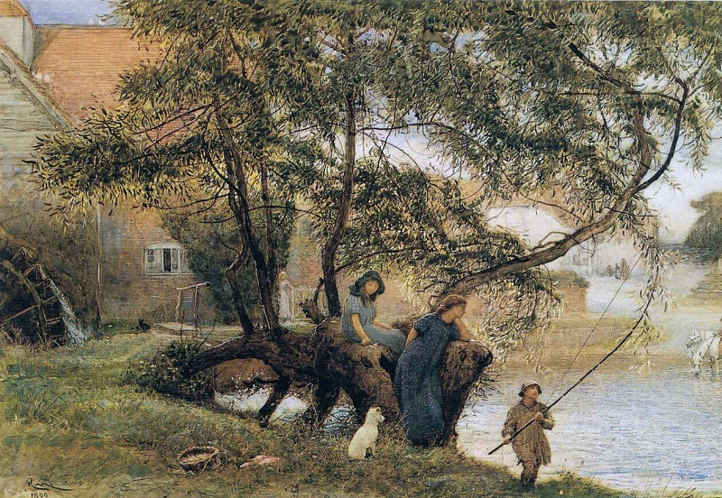 By the River. Robert Walker Macbeth