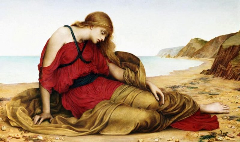 Ariadne in Naxos. Evelyn De Morgan