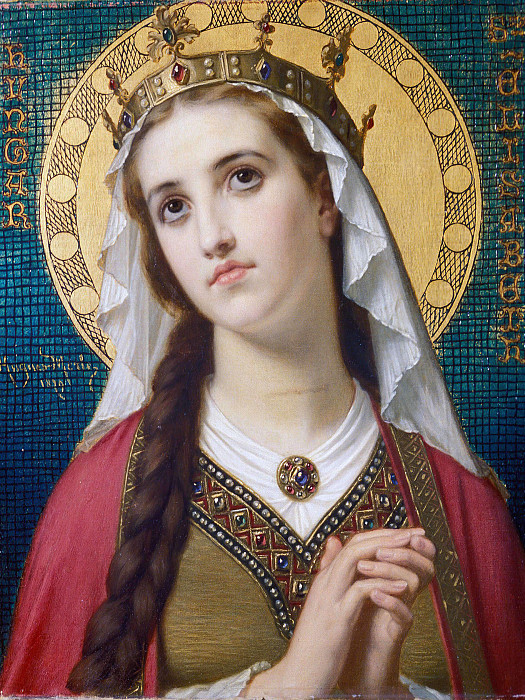 Saint Elizabeth Of Hungary. Hugues Merle