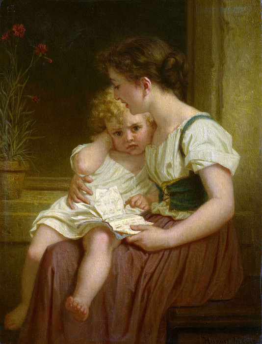 Mother and Child. Hugues Merle