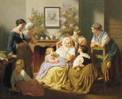 Grandmother’s Story. Hugues Merle