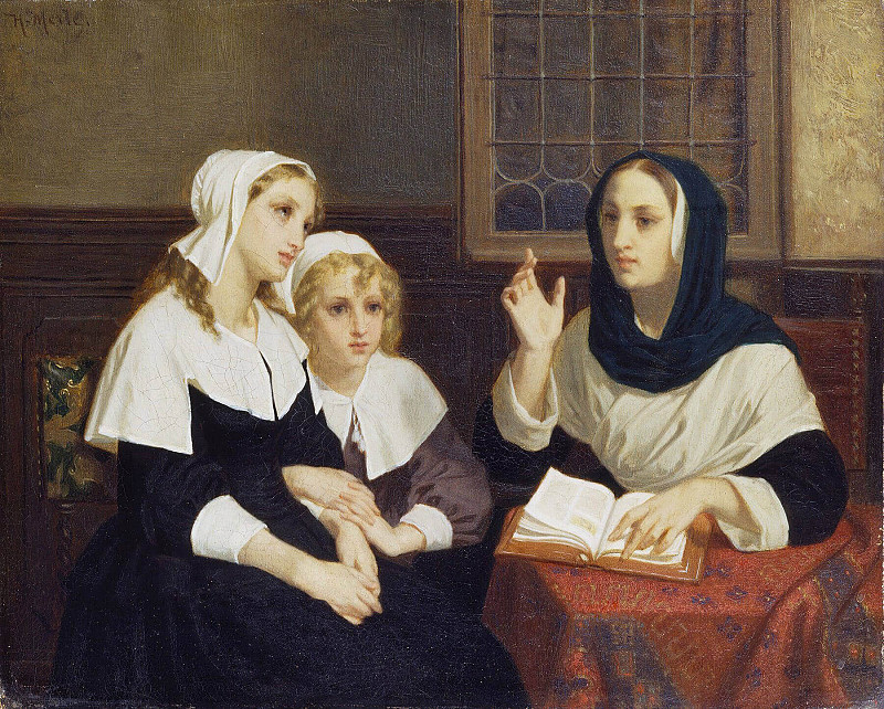 Reading the Bible. Hugues Merle