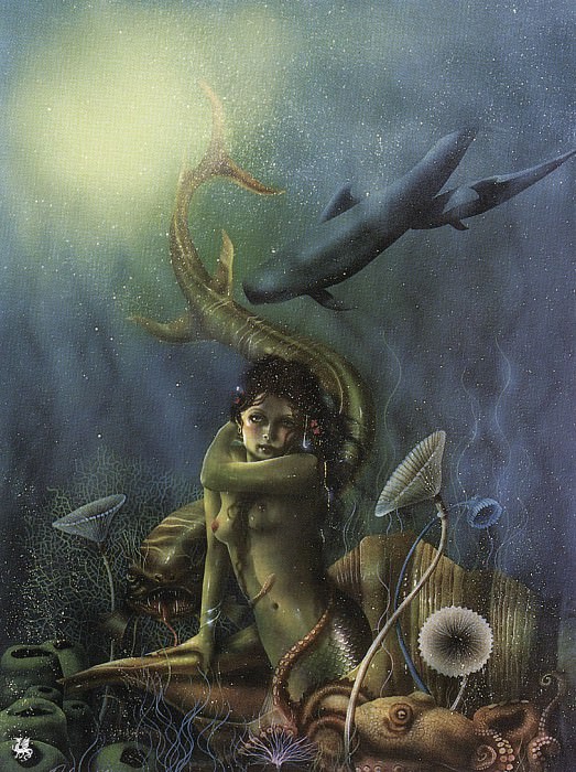 Mermaids Full Fathom Five. David Delamare