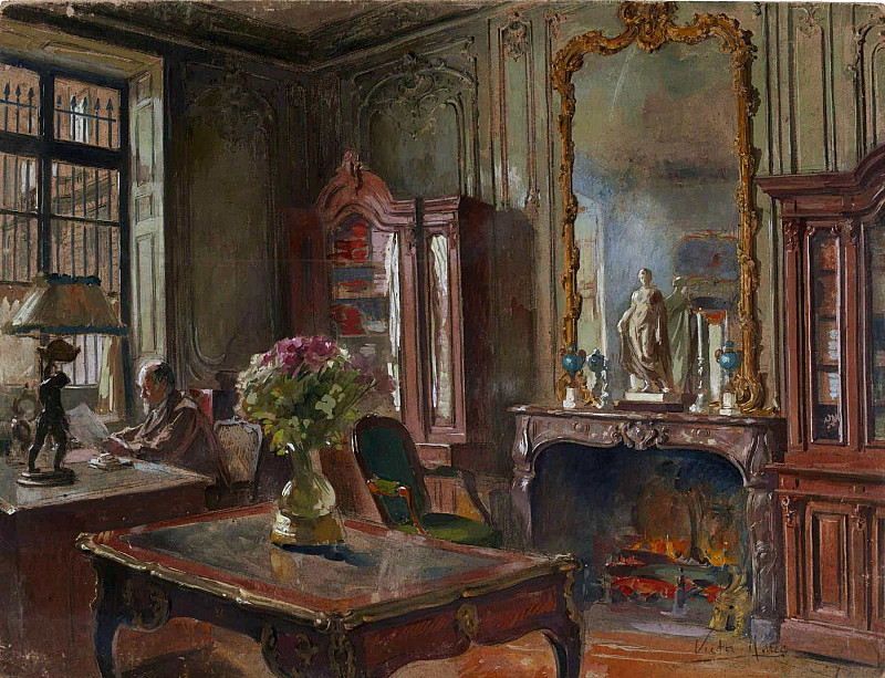 Салон на набережной Конти, 13, г-н Пигоро. Виктор Марек