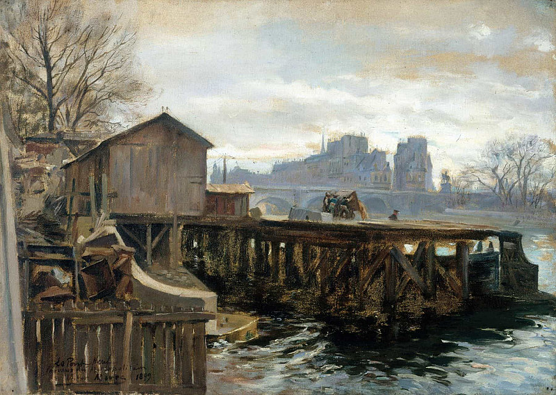 Строительство метро у Пон-Нёф. Виктор Марек