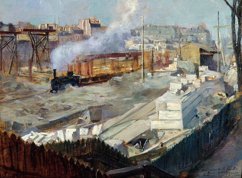 Строительство нового железнодорожного вокзала Орлеана. Виктор Марек