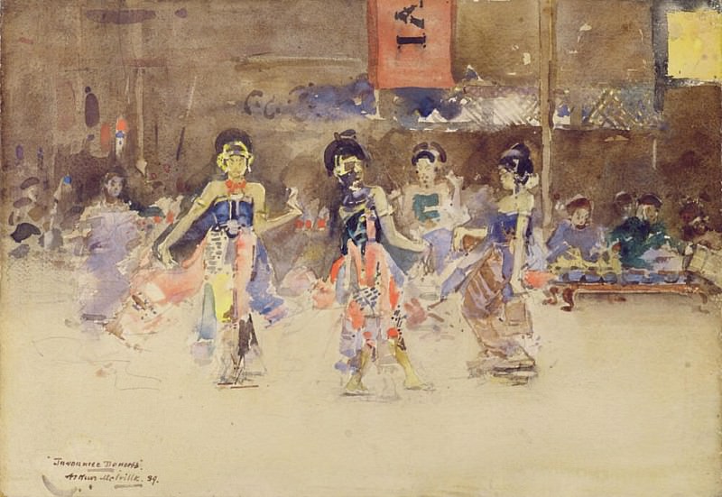 The Javanese Dancers. Arthur Melville