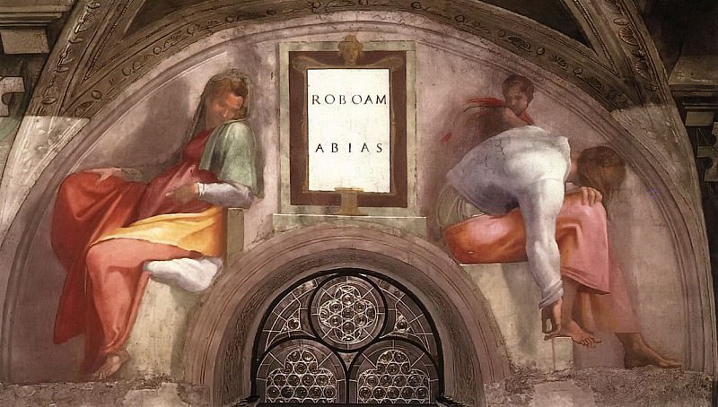 Rehoboam - Abijah. Michelangelo Buonarroti