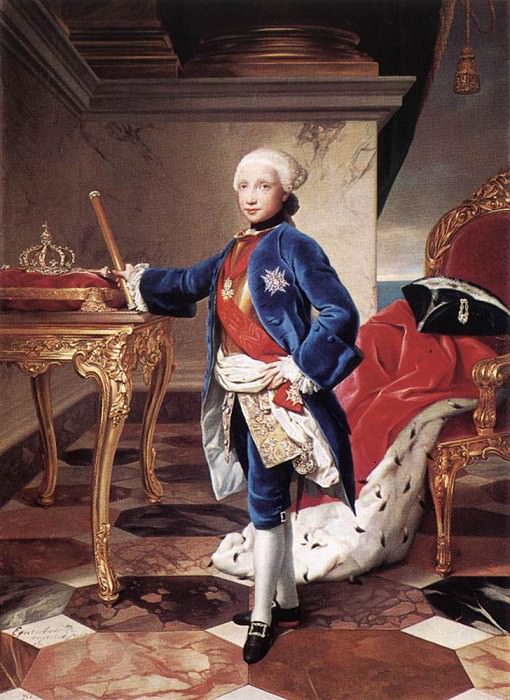 Фердинанд IV, Неаполитанский король. Антон Рафаэль Менгс