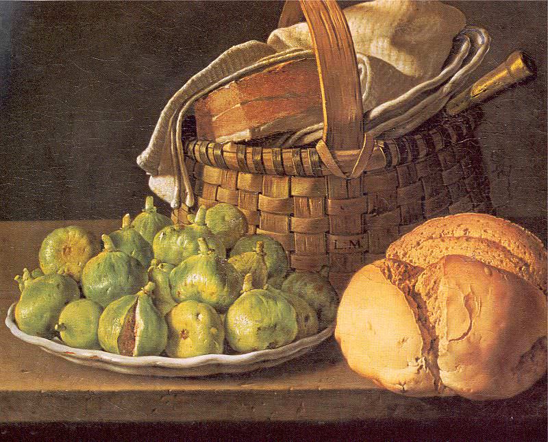 Still life with figs, Luis Eugenio Meléndez