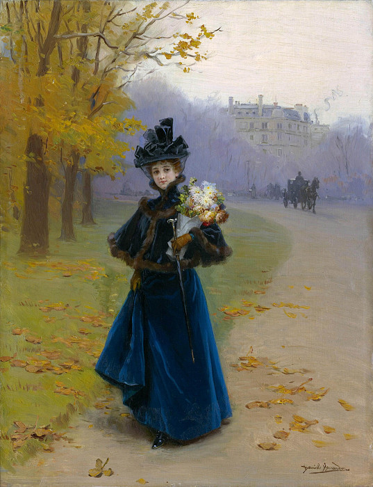 Woman in the Bois de Boulogne. Daniel Hernández Morillo