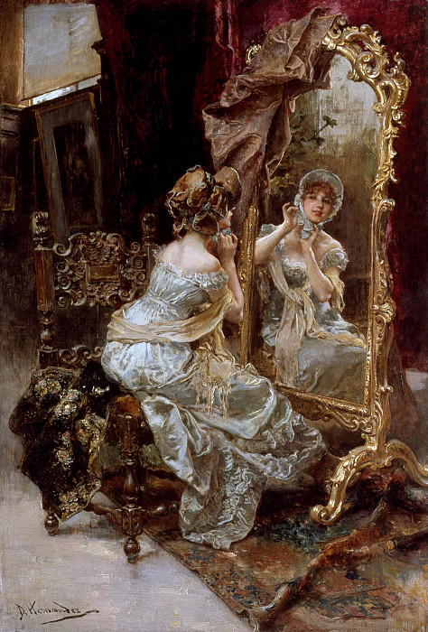 At The Mirror. Daniel Hernández Morillo